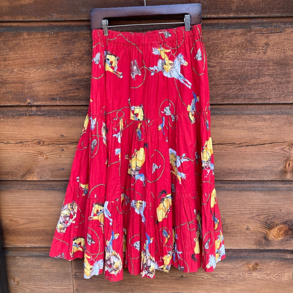 Vintage Rodeo Cowgirl Skirt